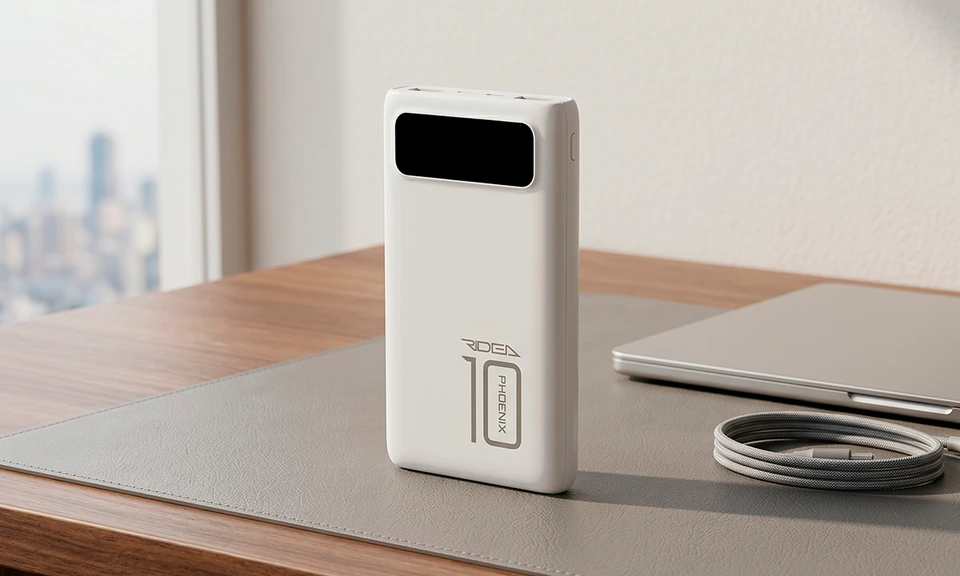 Power Bank Ridea RP-D10L Phoenix10 10W digital display + lamp 10000 mAh