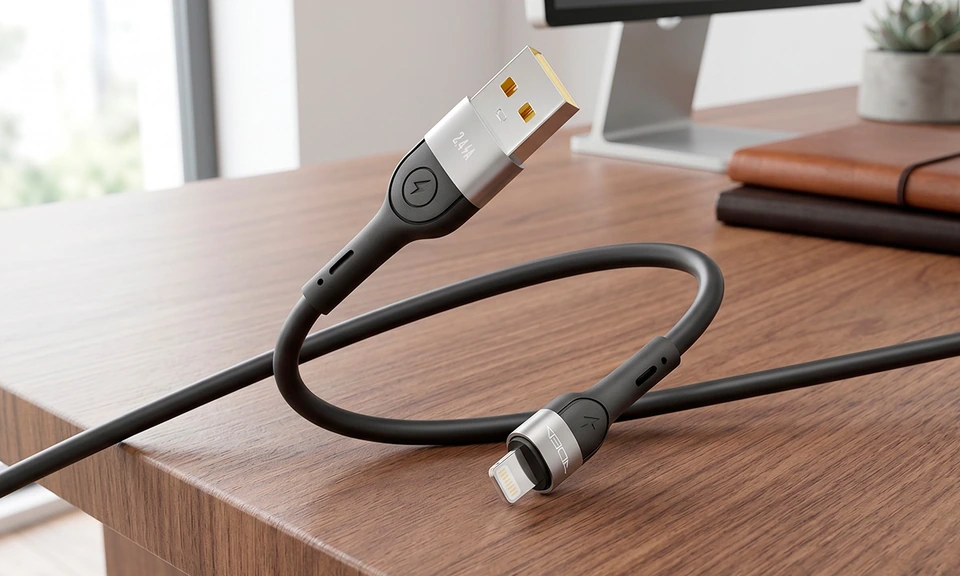 USB Ridea RC-XS51 X-Silicone Lightning 12W 1.2m