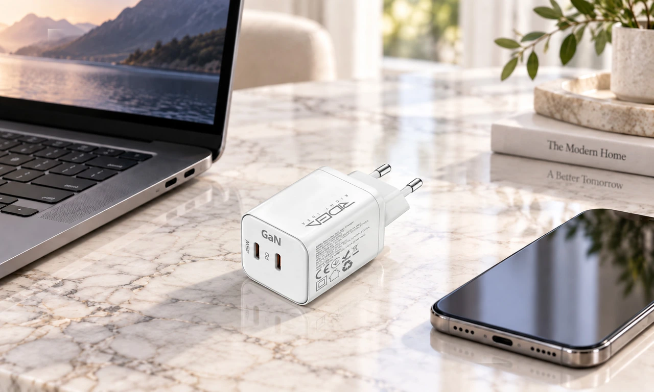 Ridea RW-GaN45PP2C Prime Pro 2 Type-C PD & QC 45W Wall Charger